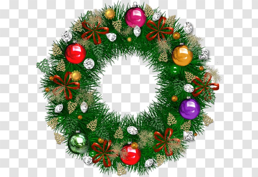 Christmas Ornament Wreath - Fir Transparent PNG