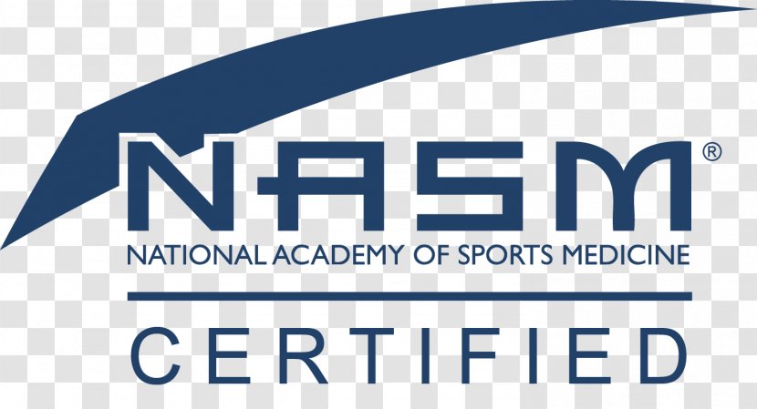 Personal Trainer National Academy Of Sports Medicine Logo Physical Fitness Training - Organization - Exercise Transparent PNG