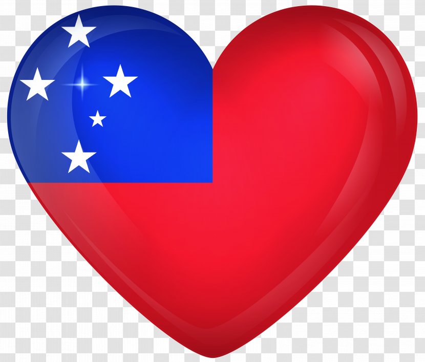 Flag Of The United States Bank National - Heart Transparent PNG