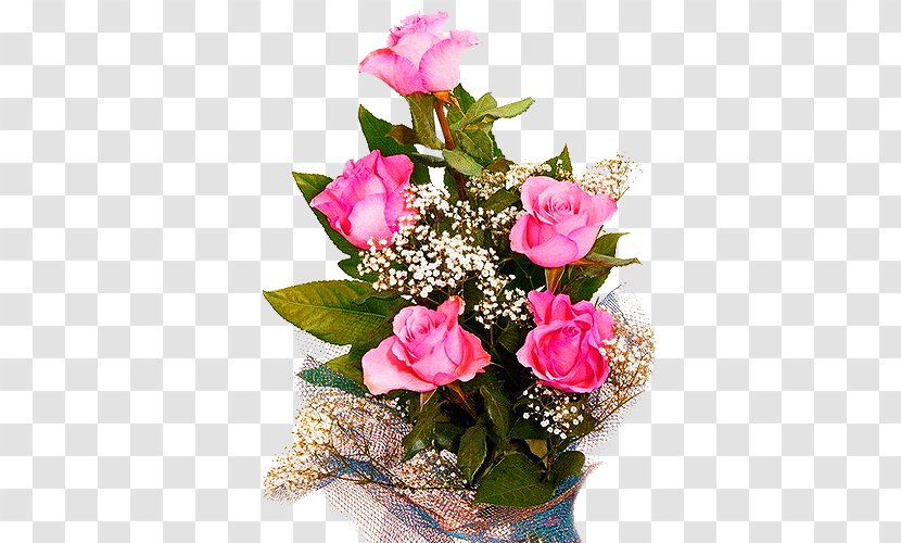 Garden Roses Flower Bouquet Floral Design Nosegay - Arranging - Picture Transparent PNG