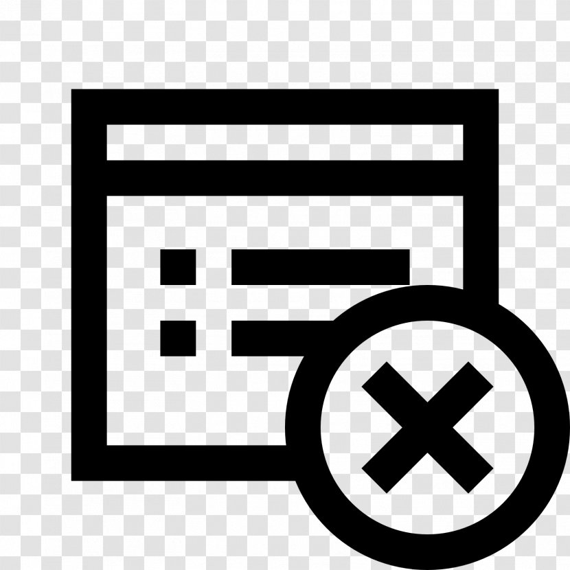 Muncy Corporation Icon Design - Text - Delete Button Transparent PNG