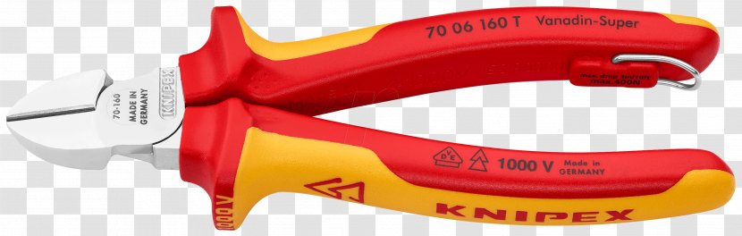 Diagonal Pliers Knipex Wire Stripper Tool - Hardware Transparent PNG
