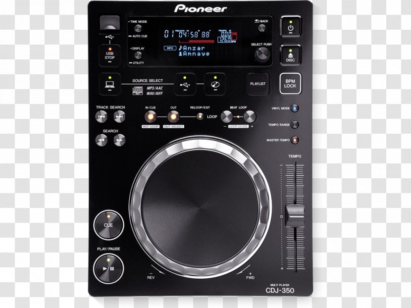 CDJ Pioneer DJ Disc Jockey DJM CD Player - Flower - Headphones Transparent PNG