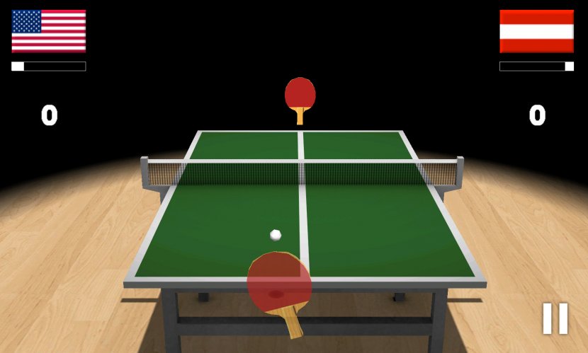 Table Tennis Touch Virtual 3D Android Ping Pong - Sport Venue Transparent PNG