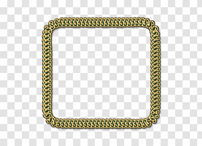 01504 Chain Picture Frames Rectangle Image Transparent PNG