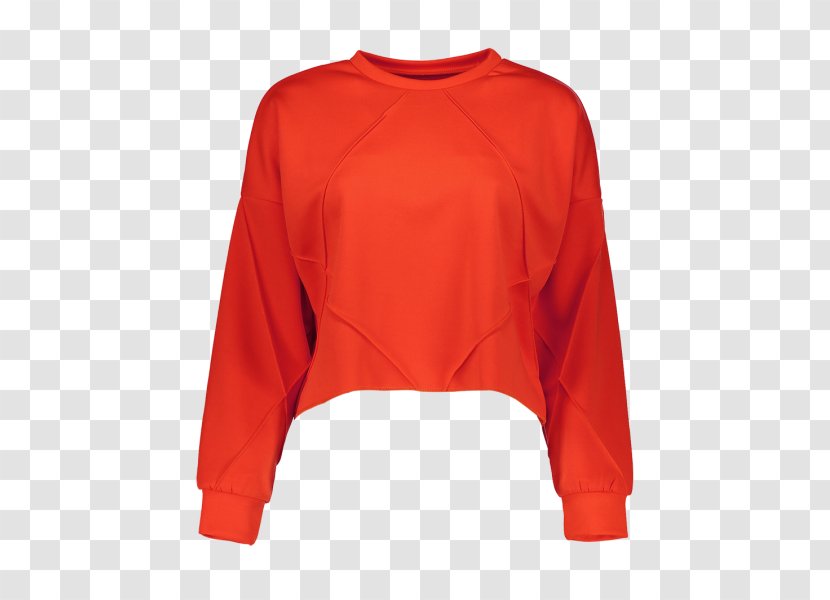 Sleeve Shoulder Blouse - Red Transparent PNG