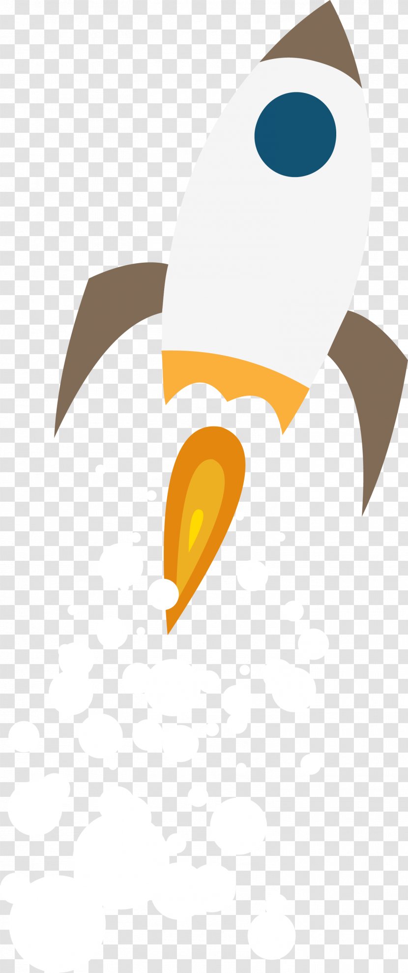 Cartoon Clip Art - Beak - White Rocket Transparent PNG