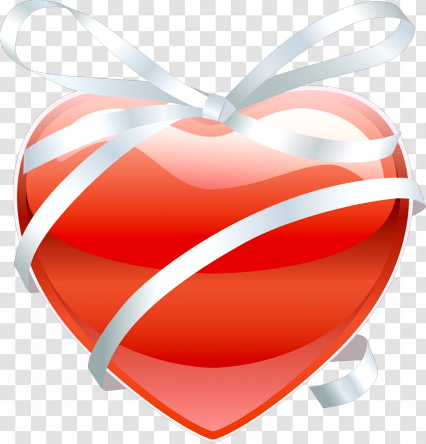 Heart Clip Art - Cartoon - Lovely Ribbons Transparent PNG