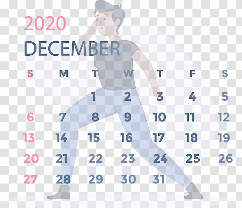 December 2020 Printable Calendar December 2020 Calendar Transparent PNG