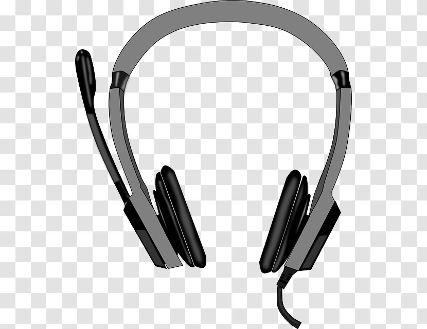 Microphone Headphones Headset Clip Art Transparent PNG