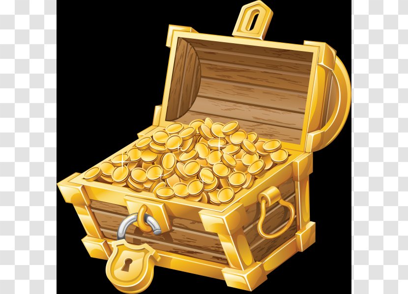 Buried Treasure Gold Clip Art - Silhouette Transparent PNG