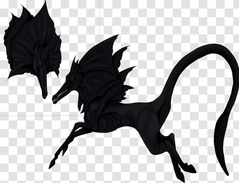 Horse Dragon White Transparent PNG