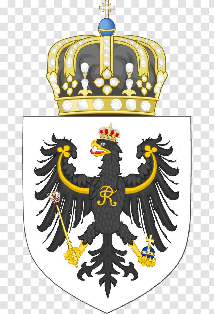 Kingdom Of Prussia East Coat Arms Flag - Eagle Transparent PNG