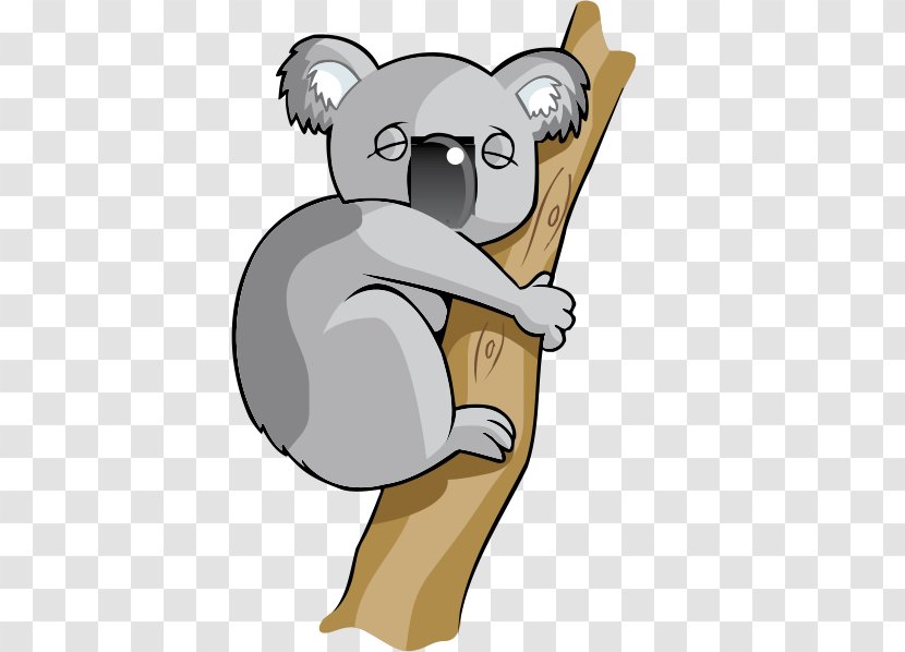Koala Cartoon Clip Art - Flower - Laugh Transparent PNG