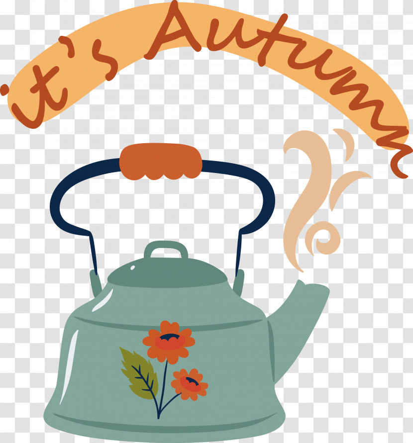 Cartoon Tennessee Line Flower Kettle Transparent PNG