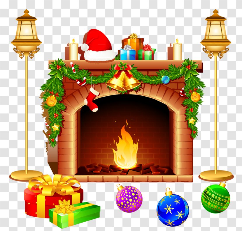 Chimney Fire Christmas Paper - Decor Transparent PNG