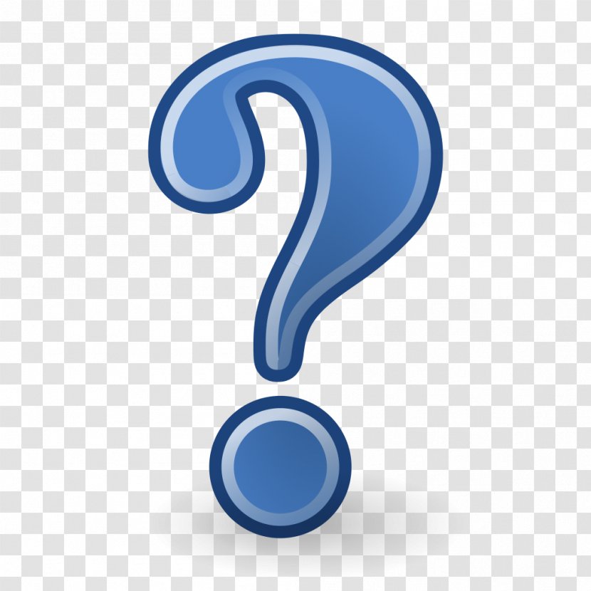 Question Mark Thumbnail - Wikimedia Commons - Information Transparent PNG