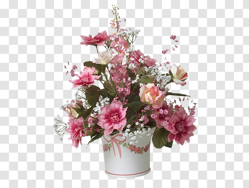 Flower Bouquet Floristry Cut Flowers Ikebana - Rose Family Transparent PNG