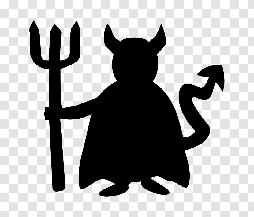 Devil Stencil Silhouette Halloween Demon - Ghost - Costumes Transparent PNG