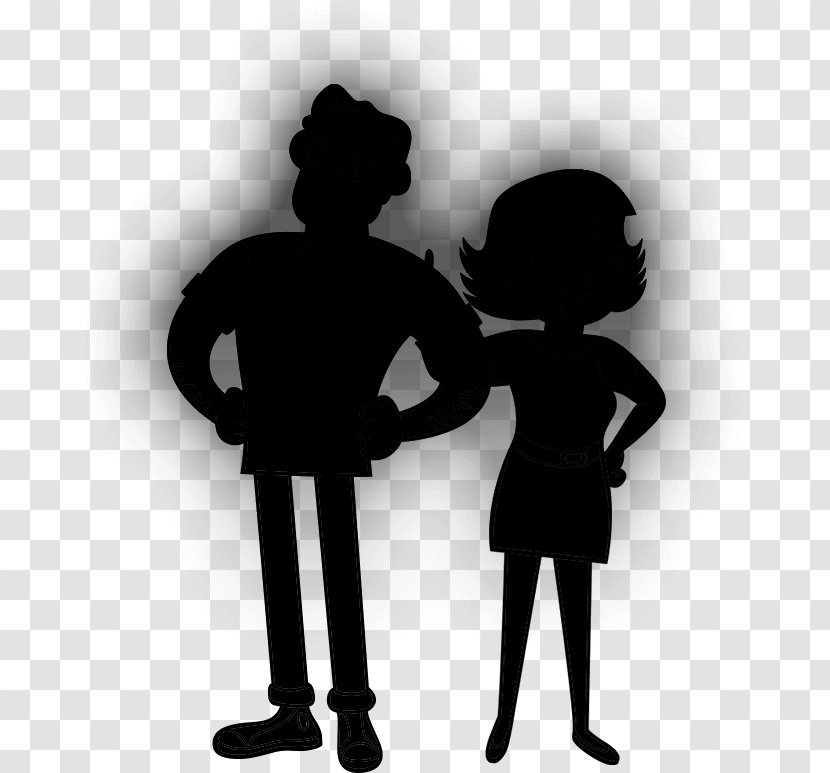 Human Behavior Shoulder Product Design Silhouette - Standing - Love Transparent PNG