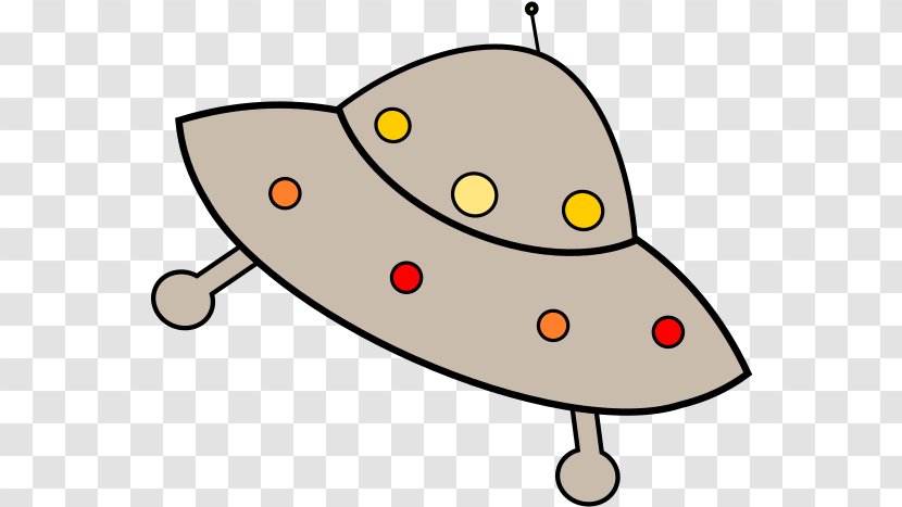 Flying Saucer Cartoon - Spacecraft - Drawing Transparent PNG