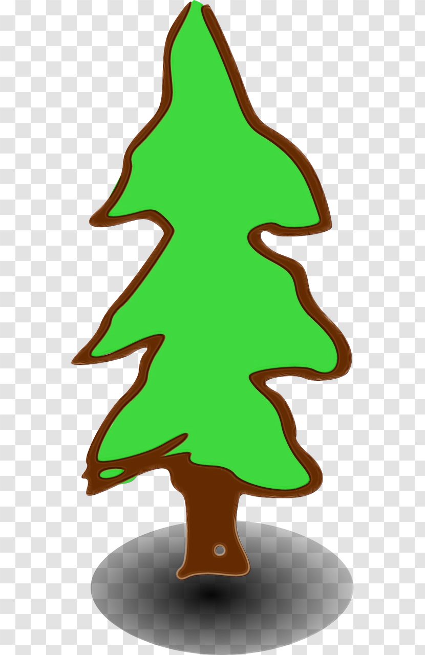 Christmas Tree - Paint - Pine Family Plant Transparent PNG
