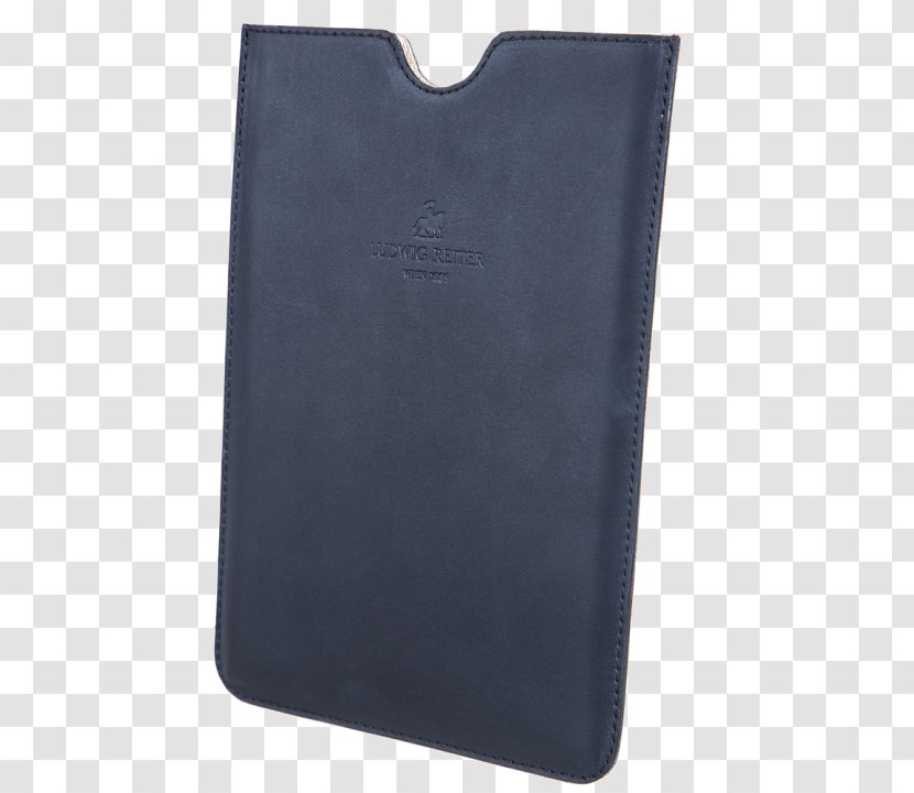 Cobalt Blue Leather Wallet Transparent PNG