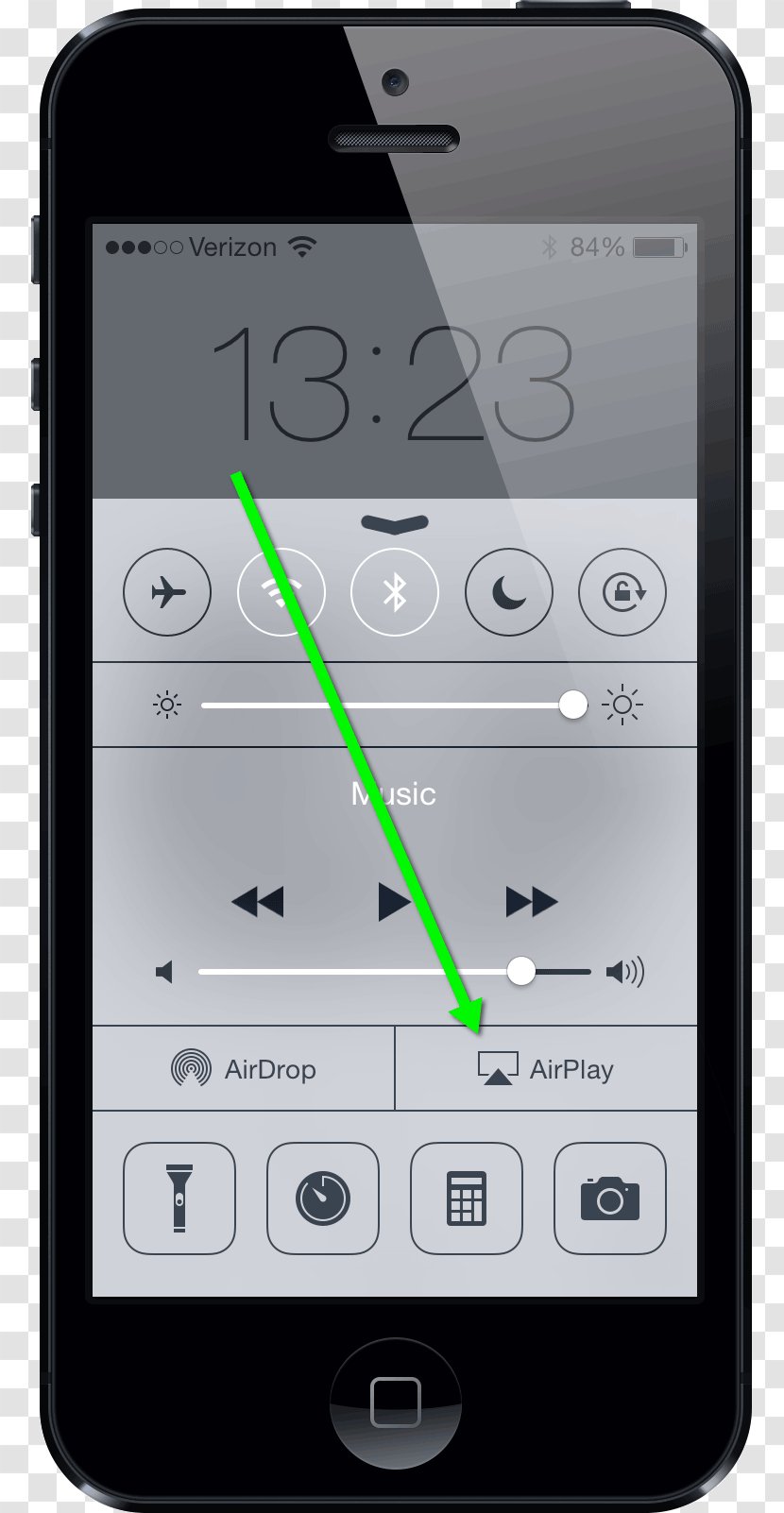 IPhone Salt 106.5 IOS 7 - Mobile Phones - Iphone Transparent PNG