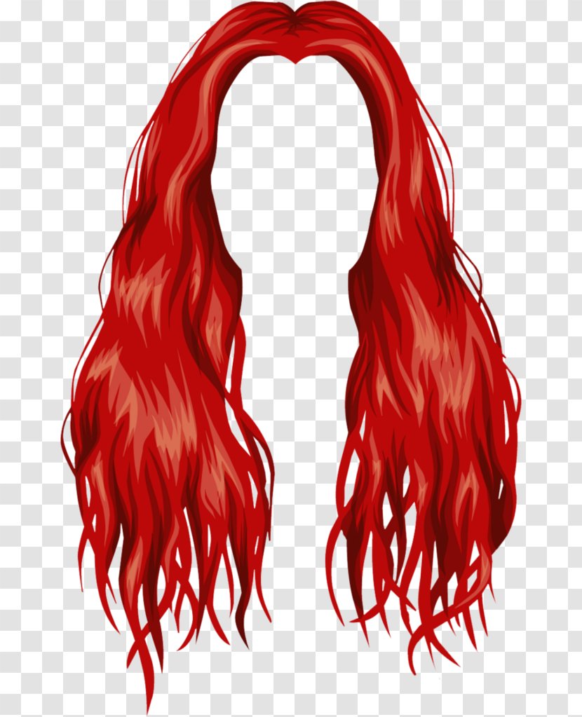 Red Hair Wig Blond - Dress Transparent PNG