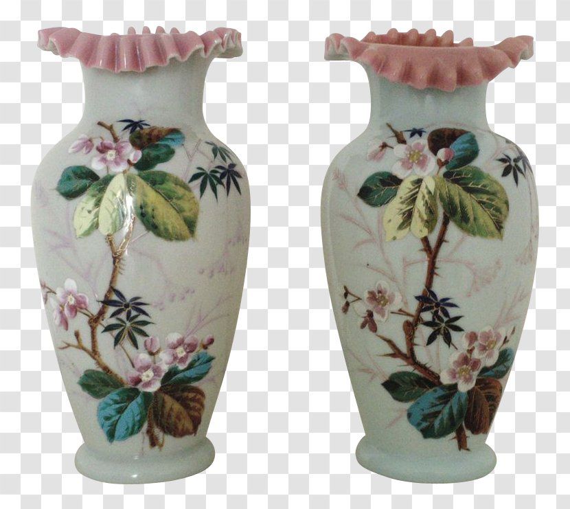 Vase Opaline Glass Ceramic Antique Pottery - Bisque Porcelain Transparent PNG