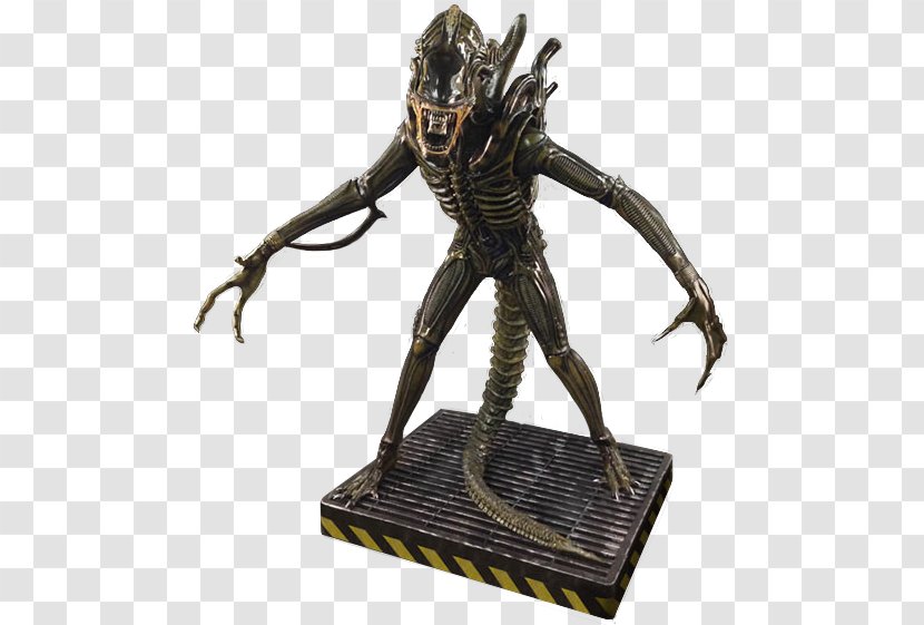 Alien Statue Extraterrestrial Life Sculpture Figurine - Covenant - Xenomorph Transparent PNG