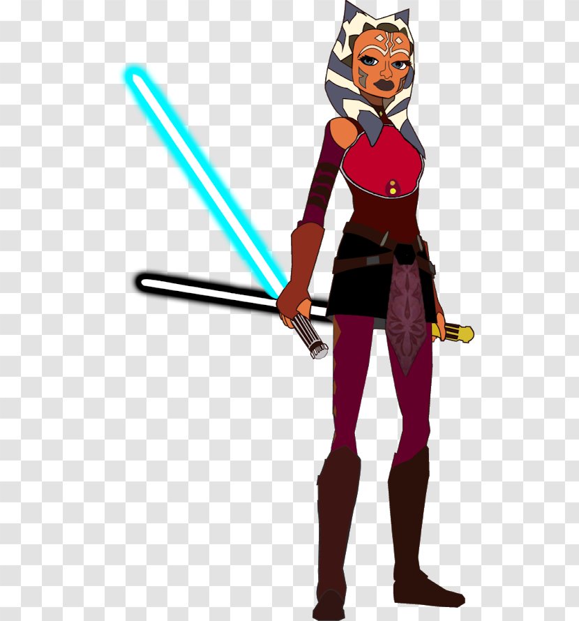 Ahsoka Tano Jedi Sword Knight - Weapon Transparent PNG