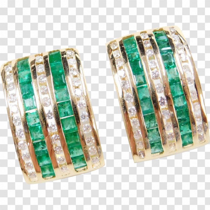 Earring Emerald Gold Jewellery Necklace - Ring Transparent PNG