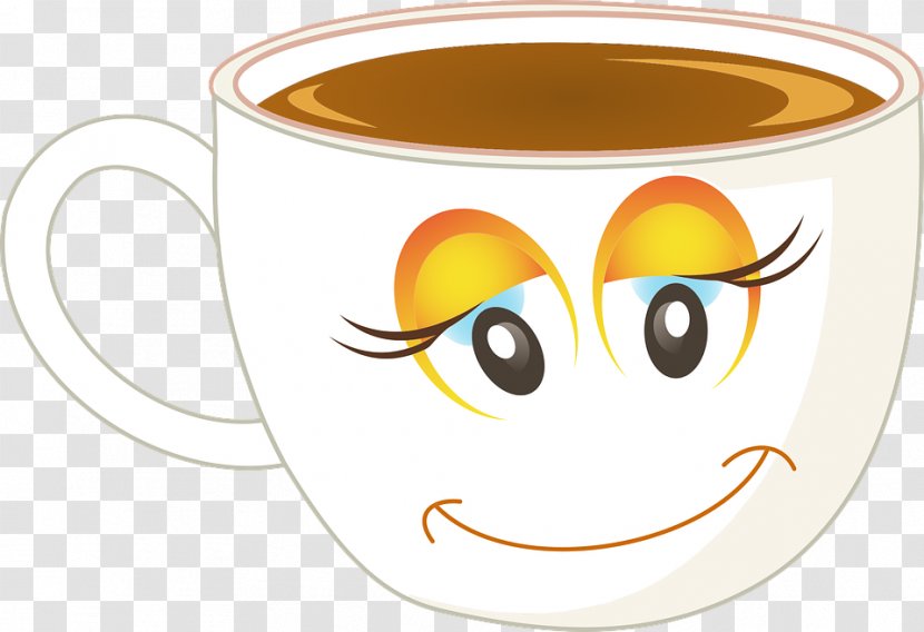 Coffee Cup - Emoticon - Yellow Head Transparent PNG