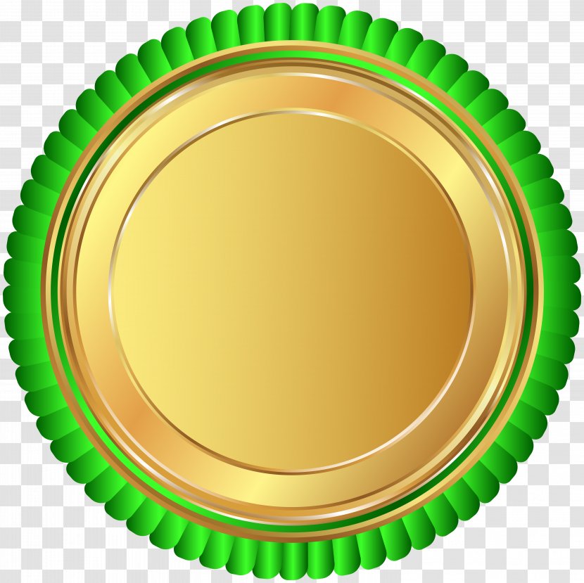 Green Seal Badge Clip Art - Pin Transparent PNG