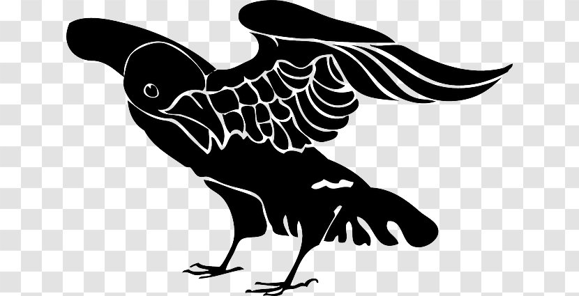 American Crow Common Raven Nation Symbol - Flying Ravens Transparent PNG