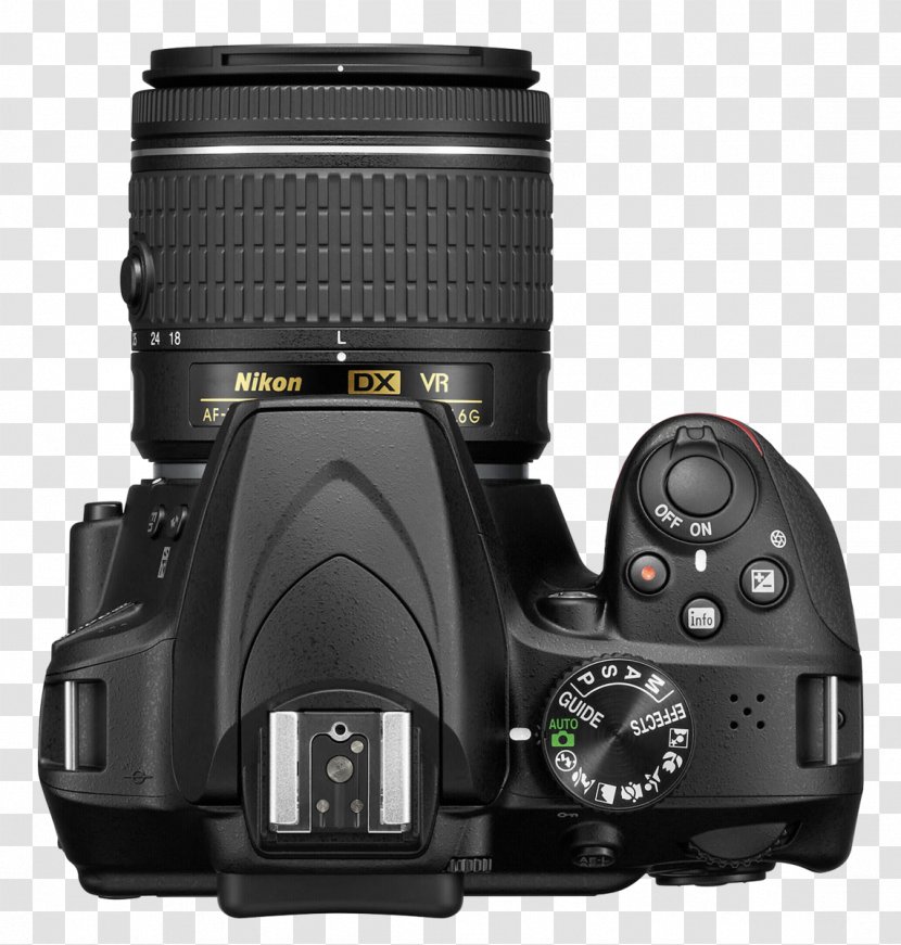 Nikon AF-S DX Zoom-Nikkor 18-55mm F/3.5-5.6G AF-P Nikkor 70-300mm F/4.5-6.3G ED VR Digital SLR Zoom - Single Lens Reflex Camera Transparent PNG