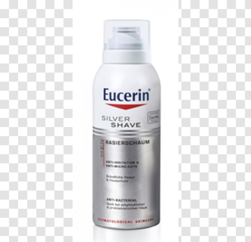 Lotion Eucerin Shaving Cream Silver Aerosol Spray Transparent PNG