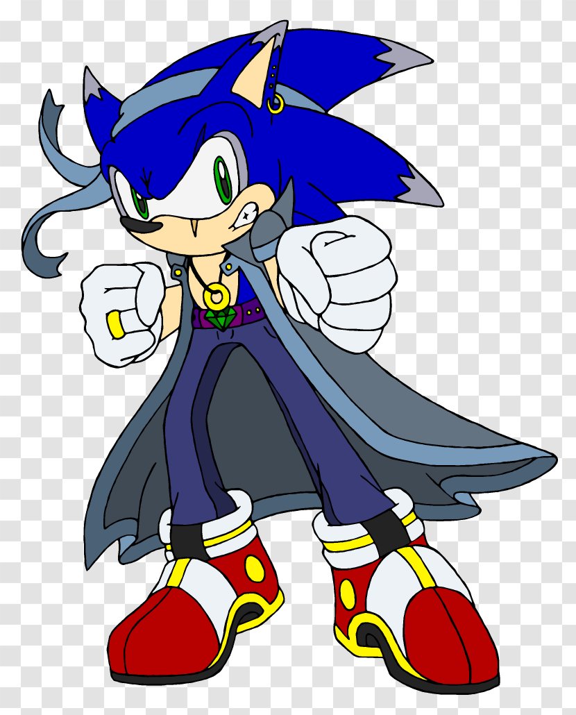 Sonic The Fighters SegaSonic Hedgehog Drawing Line Art - Silhouette Transparent PNG