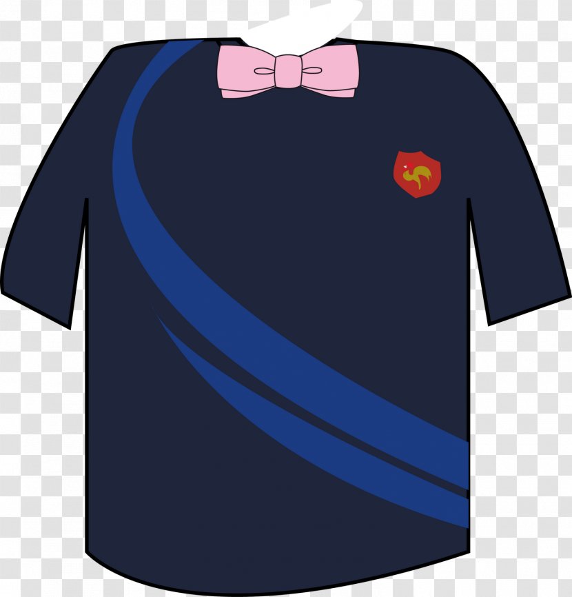 T-shirt Polo Shirt Collar Sleeve - Blue Transparent PNG