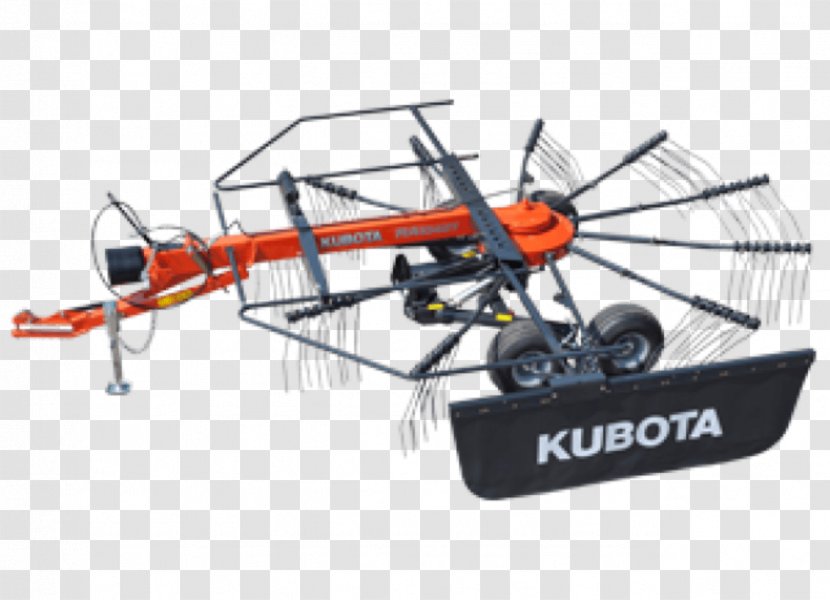 Hay Rake Kubota Corporation Agriculture Heavy Machinery - Machine - Agricultural Transparent PNG