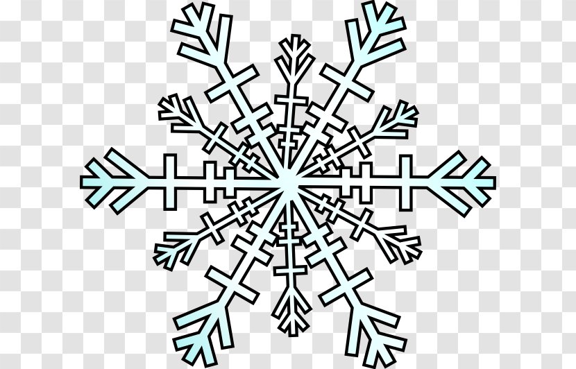 Winter Clip Art - Monochrome Photography - Snowflakes Clipart Transparent PNG