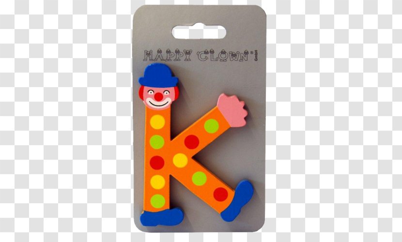 Toy Letter Clown - Material - Happy Transparent PNG