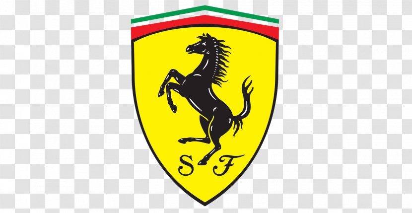 Enzo Ferrari Car LaFerrari Logo - Cavallino Rampante - Horse Transparent PNG