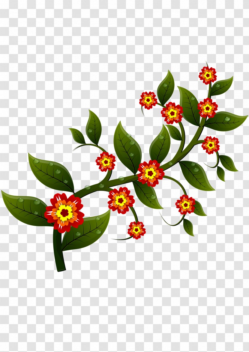 Flower Branch - Petal Transparent PNG