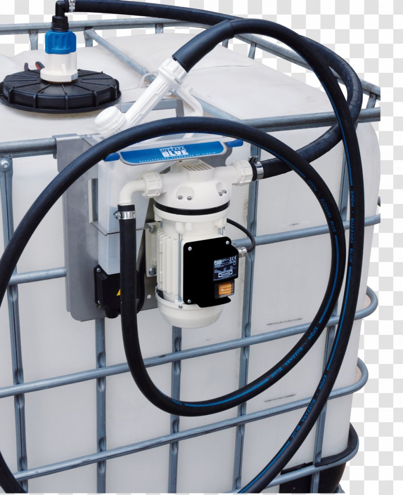 Diesel Exhaust Fluid Intermediate Bulk Container ARLA Pump Drum Transparent PNG
