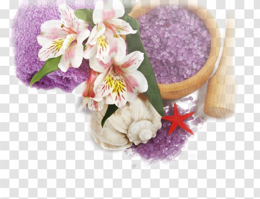 Day Spa Flower Bath Salts Wallpaper - Coarse Salt Transparent PNG