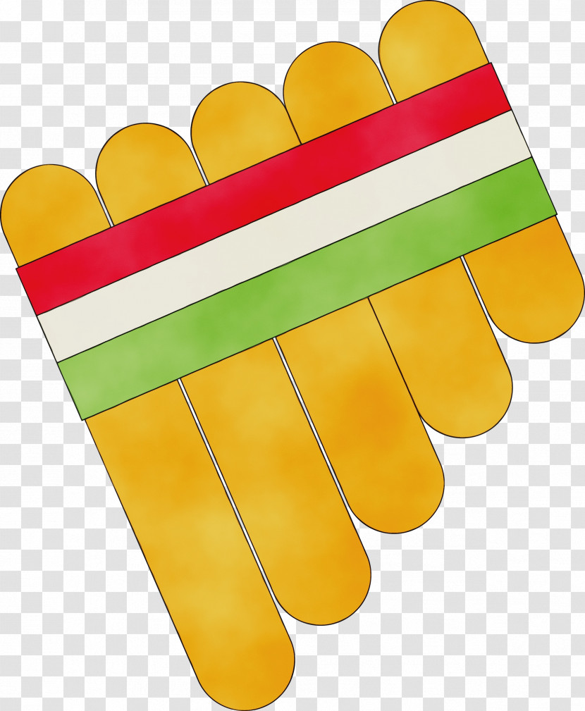 Safety Glove Yellow Line Glove Meter Transparent PNG