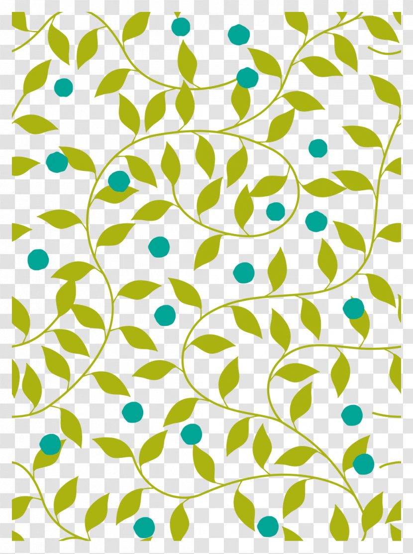 Green Software Design Pattern - Flower - Low Profile Vector Leaves Transparent PNG