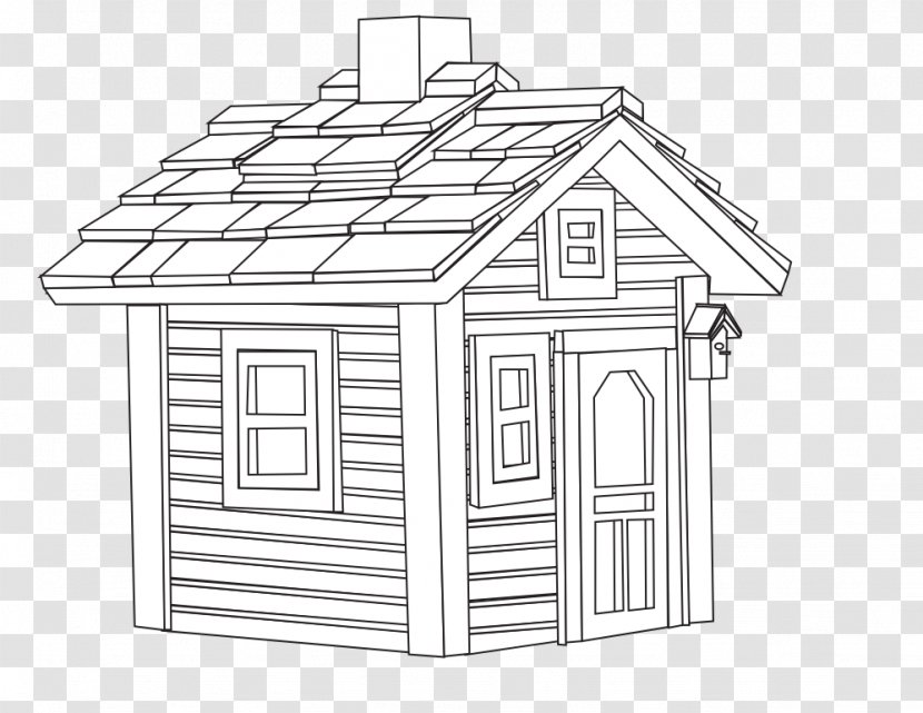 House Cottage Clip Art - Drawing - White Transparent PNG